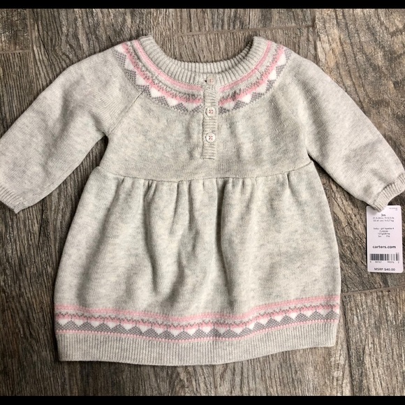 Carter’s Sweater Dress - Picture 1 of 3